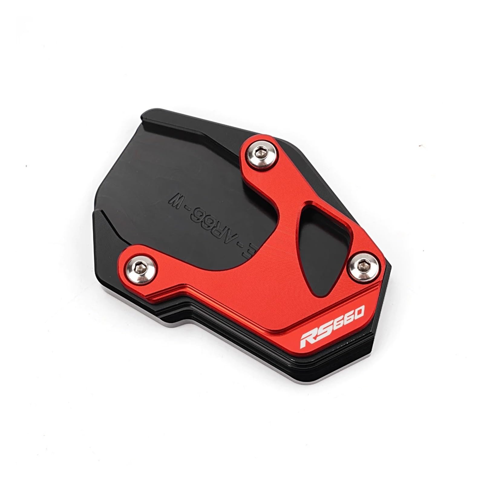 Motorrad-Ständerstützpolster Für Aprilia RS660 2021-2023 Motorrad Zubehör Aluminium Ständer Fuß Seite Stehen Enlarger Pad Air Port(Red) von SJOIOOP