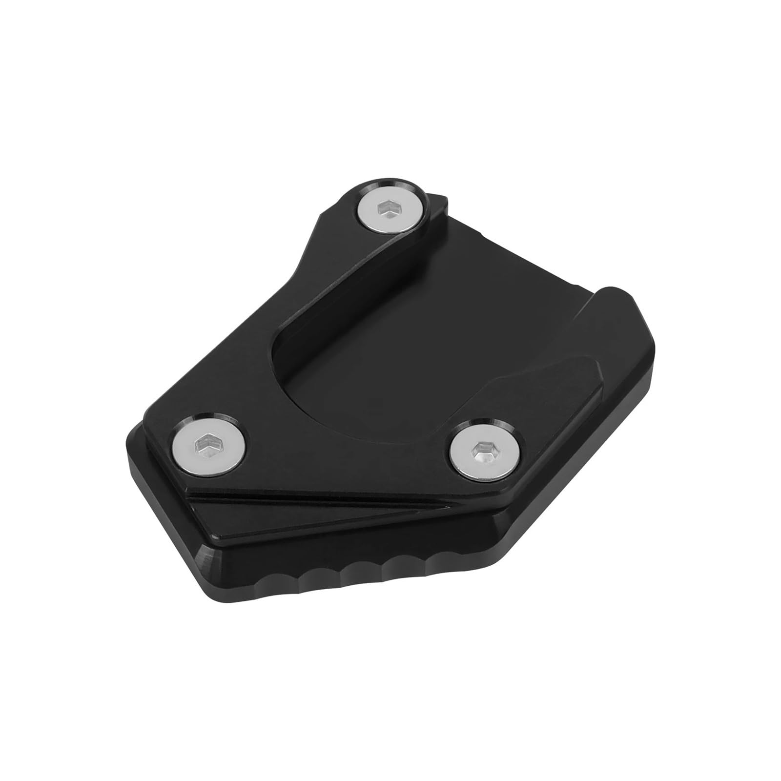 Motorrad-Ständerstützpolster Für Hon@&da Forza 350 NSS350 Fußseitenständer-Vergrößerungspad Motorrad CNC-Kickstand-Verlängerungsplatte(Black) von SJOIOOP