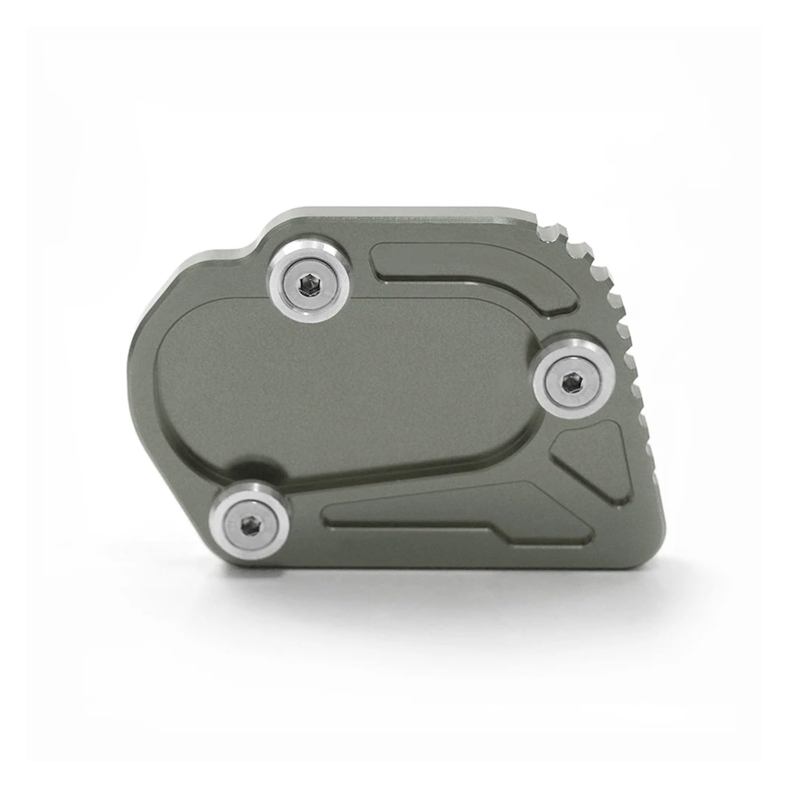 Motorrad-Ständerstützpolster Für R1250GS ADV alle Jahre Motorrad CNC Kickstand Extension Pad Seitenständer Vergrößerungsplatte(Titanium-no Logo) von SJOIOOP