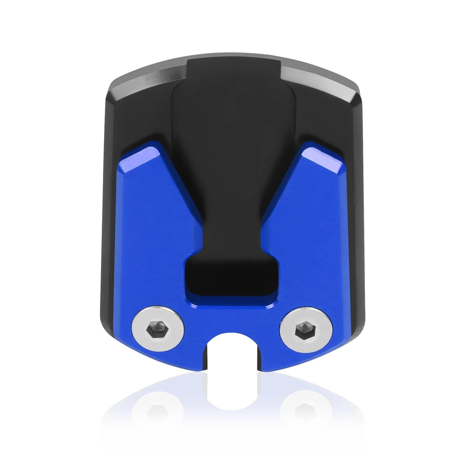 Motorrad-Ständerstützpolster Für XMAX125 XMAX200 XMAX300 Motorrad CNC Kickstand Fuß Seitenständer Vergrößern Verlängerungsplatte Pad(Blue no Logo) von SJOIOOP