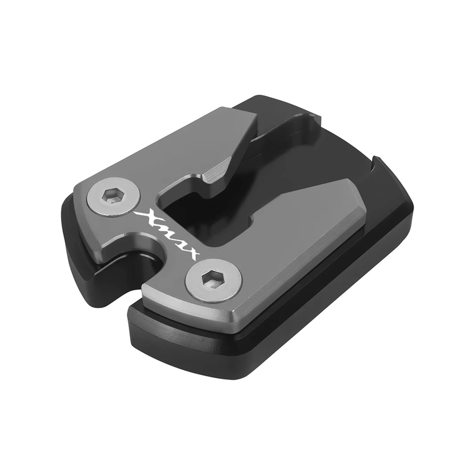 Motorrad-Ständerstützpolster Für XMAX125 XMAX200 XMAX300 Motorrad CNC Kickstand Fuß Seitenständer Vergrößern Verlängerungsplatte Pad(Titanium XMX) von SJOIOOP