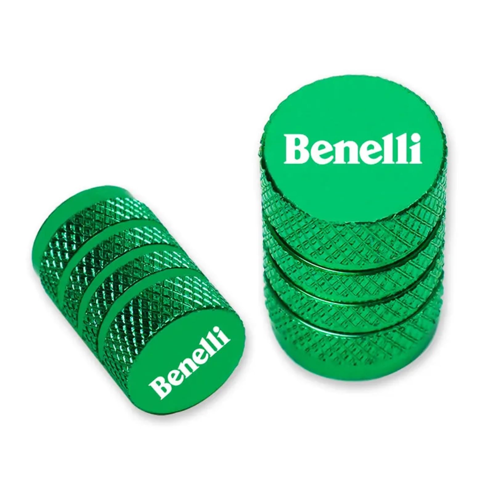 Ventilkappen für Alu-Reifen Für Benelli TNT 125 TNT135 Jinpeng 502 TRK502 TRK 502X Motorrad Zubehör Rad Reifen Ventil Stem Caps Luftdichte Abdeckung(Green) von SJOIOOP