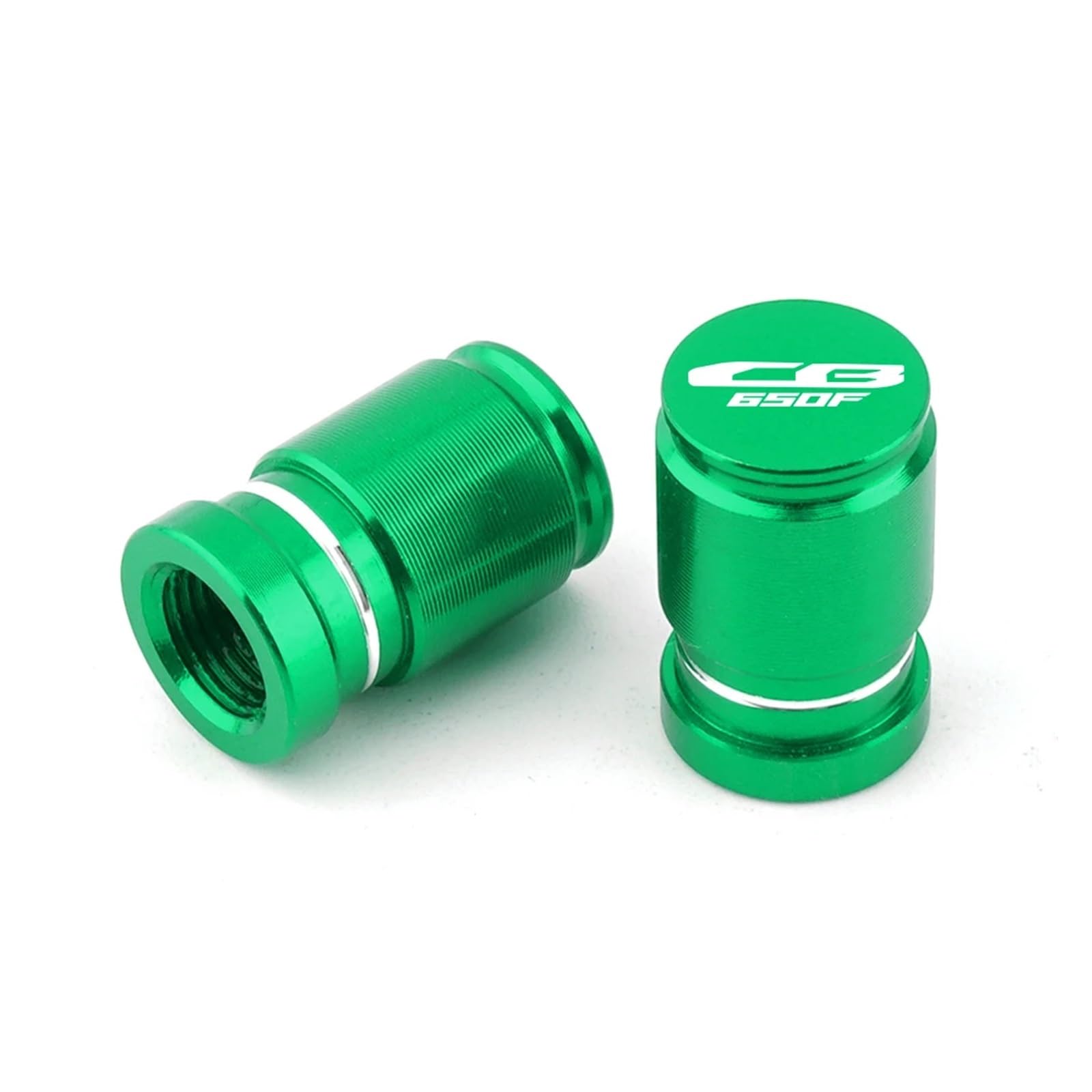 Ventilkappen für Alu-Reifen Für Hon@&da CB650F 2014-2019 Motorrad CNC Zubehör Rad Reifen Ventil Luft Port Stem Abdeckung Kappe Stecker(Green) von SJOIOOP