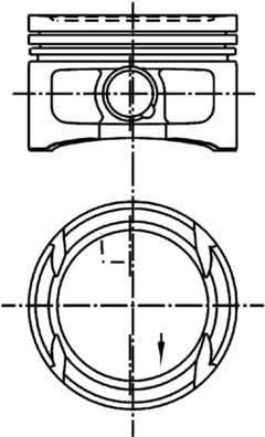 KS Kolbenschmidt 99 562 620 Kolben von SK11