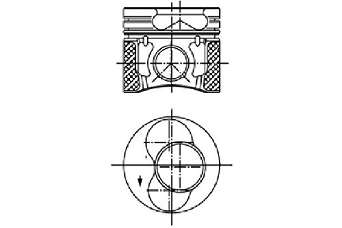 KS Kolbenschmidt 99 850 600 Kolben von SK11