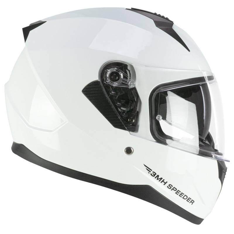 SKA-P Helm Full Face 3MHA Speeder Mono Weiß, XS (53-54 cm) von SKA-P