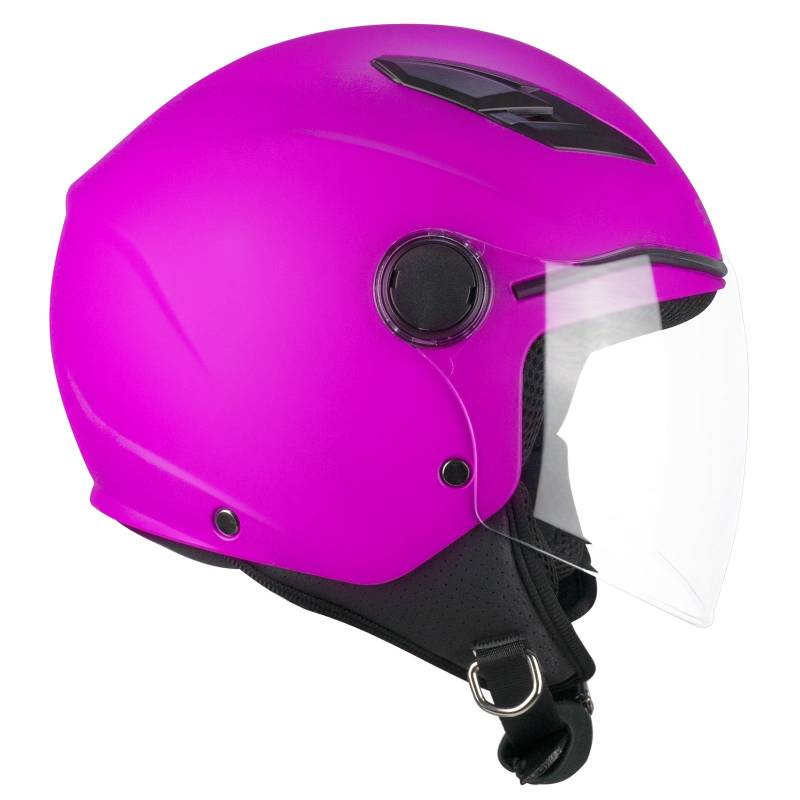 SKA-P Helm Open Face Young, 2MHA POD Mono, Fuchsia matt, YC (49-50 cm) von SKA-P