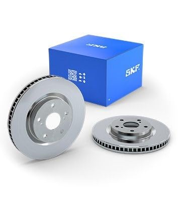 2x SKF Bremsscheibe Vorne Ø256mm Höhe: 44.1mm Dicke: 22mm Lochkreis-Ø: 100mm innenbelüftet VKBD 80241 V2 von SKF