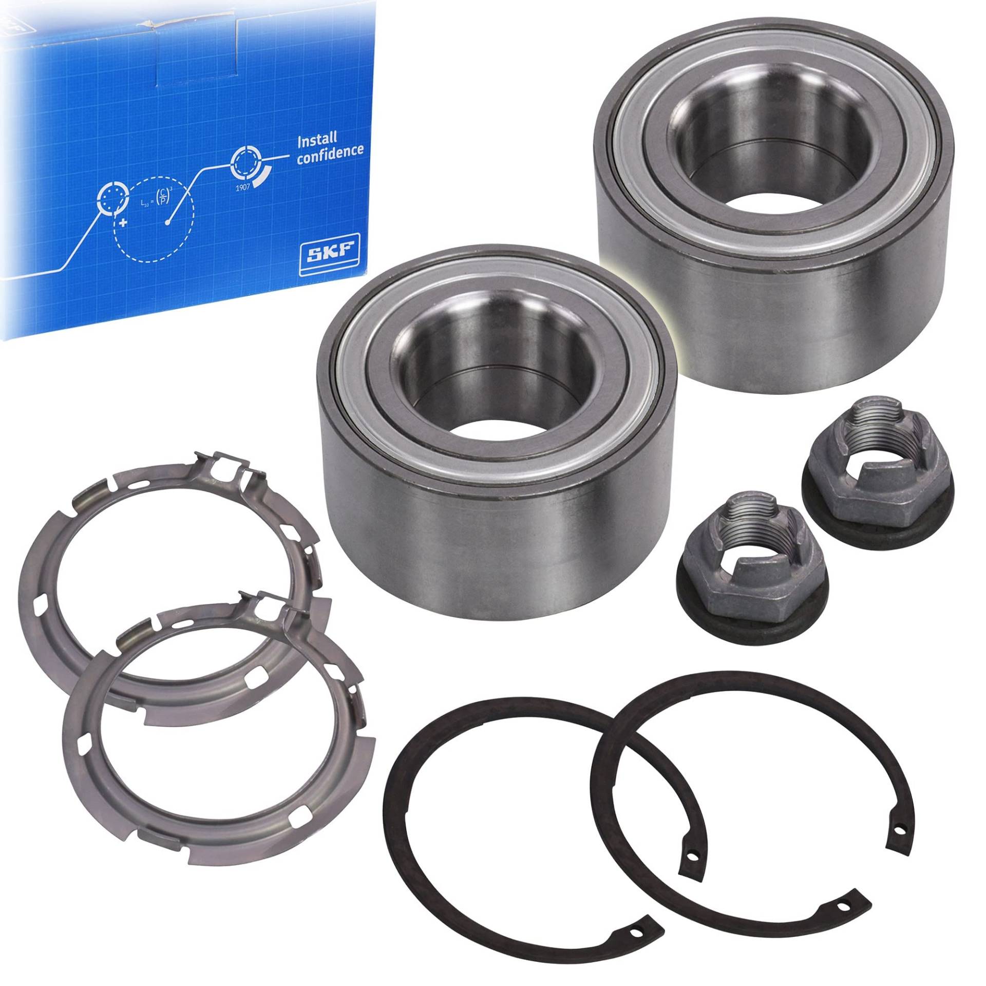 2x SKF Radlagersatz Radlager Satz Set, vorne Vorderachse links + rechts beidseitig von SKF