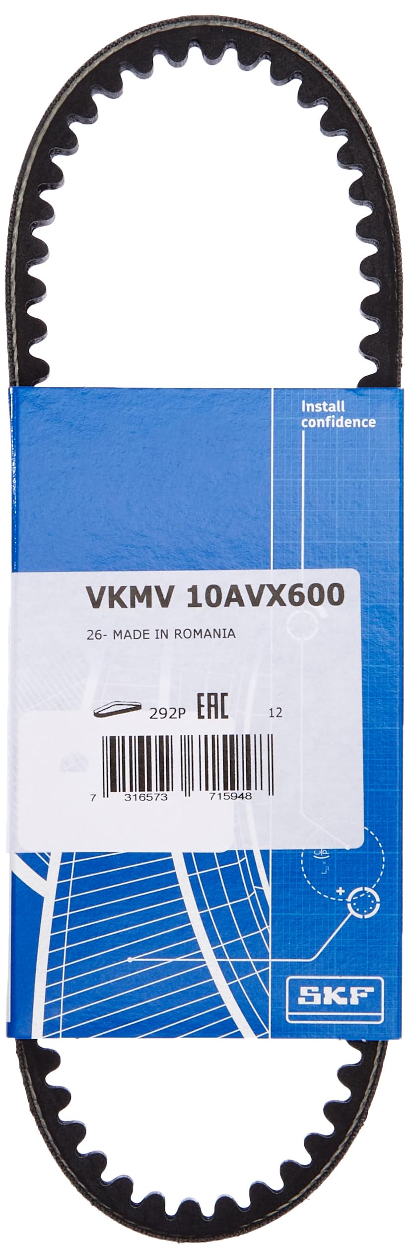 SKF VKMV 10AVX600 Keilriemen von SKF