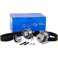 SKF Wasserpumpe + Zahnriemensatz Zähnez.: 120 VKMC 01250-1 Wasserpumpe + Zahnriemenkit VW,AUDI,FORD,Golf IV Schrägheck (1J1),Golf V Schrägheck (1K1) von SKF