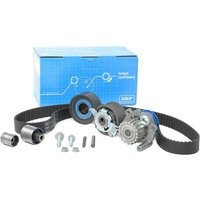 SKF Wasserpumpe + Zahnriemensatz Zähnez.: 160 VKMC 01263-1 Wasserpumpe + Zahnriemenkit VW,AUDI,SKODA,GOLF VI (5K1),Passat Variant (3C5) von SKF