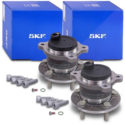 Skf 2x Radlager mit Radnabe hinten für Ford von SKF