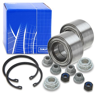 Skf 2x Radlagersatz Vorderachse / Hinterachse für Audi, Seat, Skoda, VW von SKF