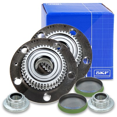 Skf 2x Radlagersatz inkl. Radnabe Hinterachse für Audi, Seat, Skoda, VW von SKF