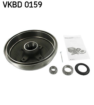Skf Bremstrommel [Hersteller-Nr. VKBD0159] für Opel von SKF