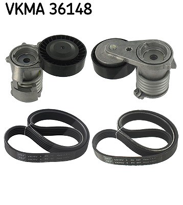 Skf Keilrippenriemensatz [Hersteller-Nr. VKMA36148] für Ford, Volvo von SKF