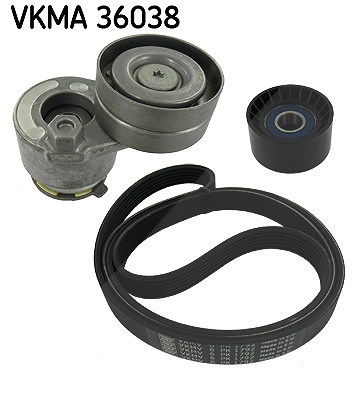 Skf Keilrippenriemensatz [Hersteller-Nr. VKMA36038] für Volvo, Renault, Opel, Nissan von SKF