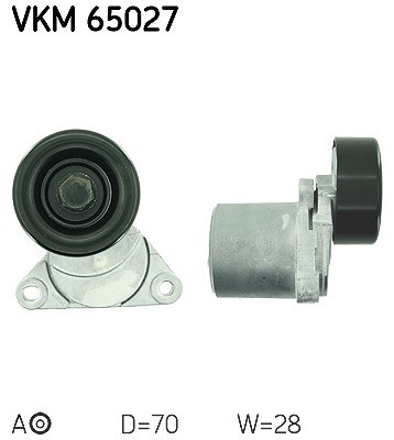 Skf Spannrolle, Keilrippenriemen [Hersteller-Nr. VKM65027] für Hyundai, Kia von SKF