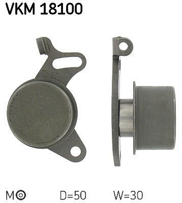 Skf Spannrolle, Zahnriemen [Hersteller-Nr. VKM18100] für BMW von SKF