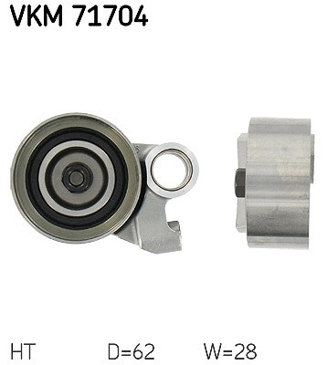 Skf Spannrolle, Zahnriemen [Hersteller-Nr. VKM71704] für Toyota von SKF