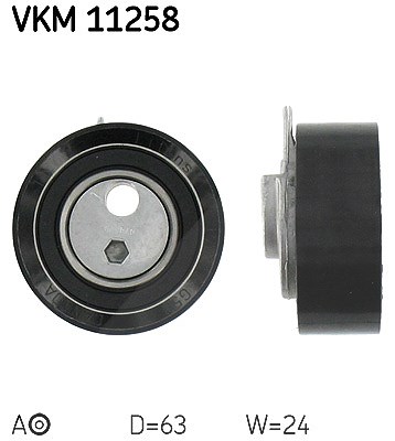 Skf Spannrolle, Zahnriemen [Hersteller-Nr. VKM11258] für Volvo, VW von SKF