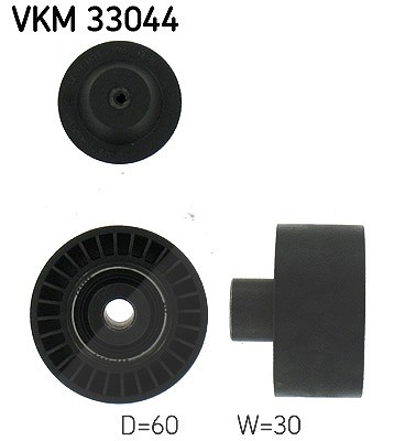 Skf Umlenk-/Führungsrolle, Keilrippenriemen [Hersteller-Nr. VKM33044] für Citroën, Ford, Mazda, Peugeot, Toyota von SKF