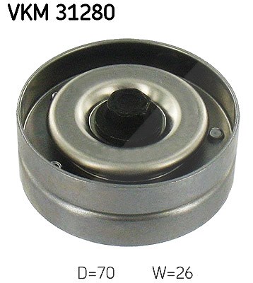 Skf Umlenk-/Führungsrolle, Keilrippenriemen [Hersteller-Nr. VKM31280] für VW von SKF