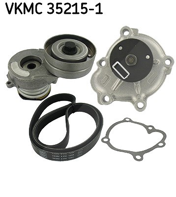 Skf Wasserpumpe + Keilrippenriemensatz [Hersteller-Nr. VKMC35215-1] für Opel von SKF