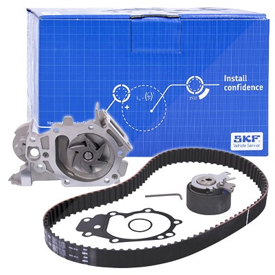 Skf Wasserpumpe + Zahnriemensatz [Hersteller-Nr. VKMC06002] für Dacia, Nissan, Renault von SKF