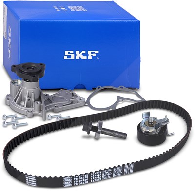 Skf Wasserpumpe + Zahnriemensatz [Hersteller-Nr. VKMC04215-1] für Ford von SKF