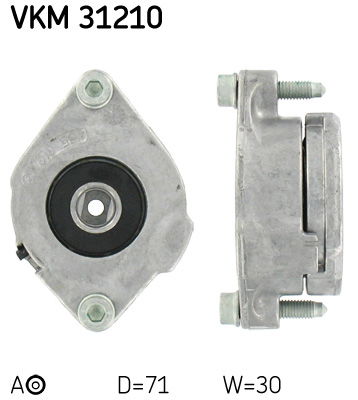 Spannrolle, Keilrippenriemen SKF VKM 31210 von SKF