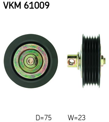 Umlenk-/Führungsrolle, Keilrippenriemen SKF VKM 61009 von SKF