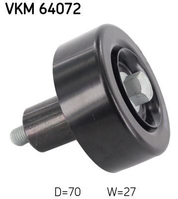 Umlenk-/Führungsrolle, Keilrippenriemen SKF VKM 64072 von SKF