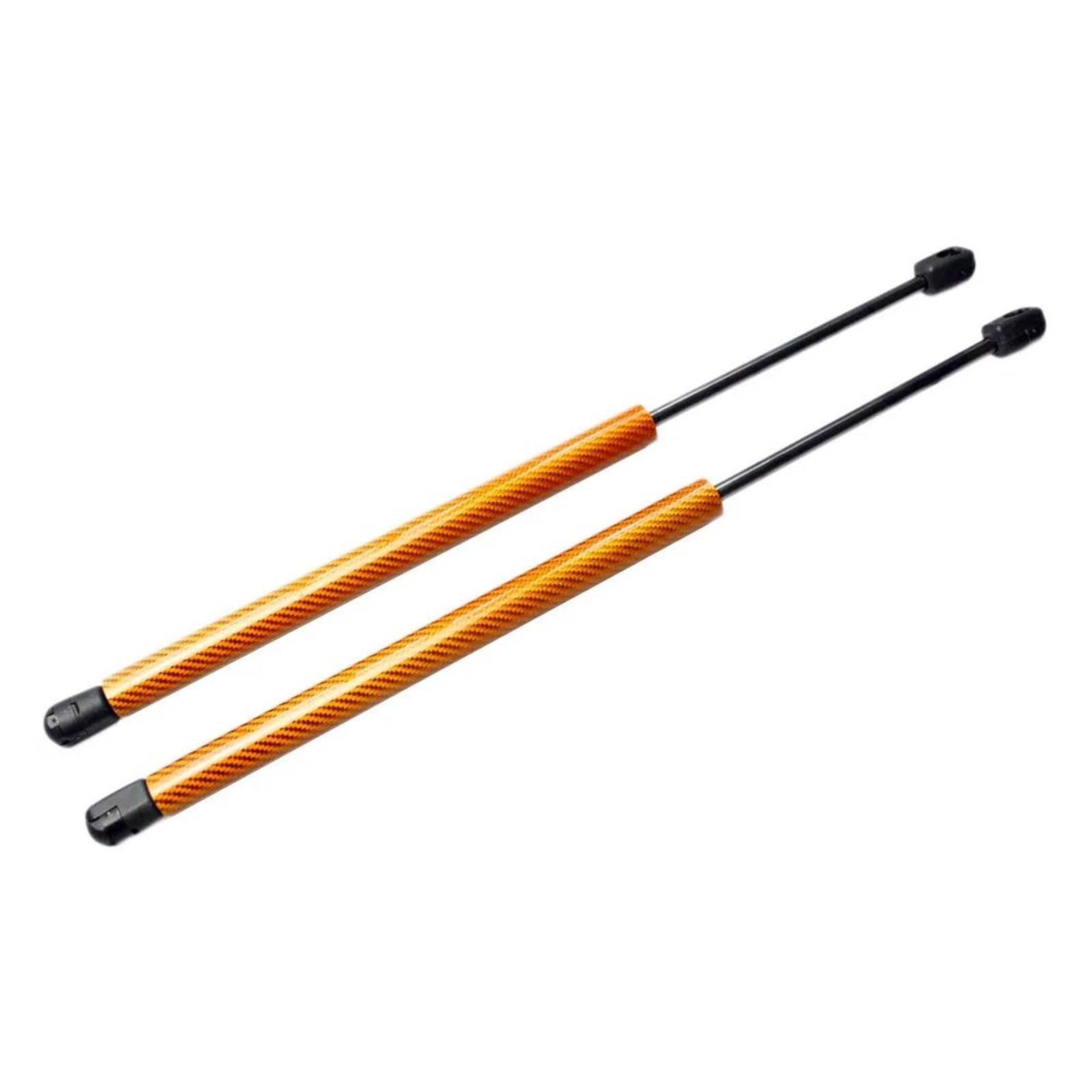 Amortisseurs Für Toyota Für FJ Für Cruiser 2010-2019 Front Haube Motorhaube Gas Streben Stoßdämpfer Lift Unterstützt Auto-Styling Absorber Hydraulikhebel(Orange Carbon Fiber) von SKINII