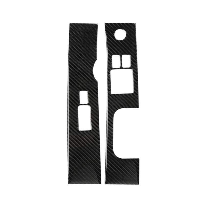 Autoinnenleiste Auto Fensterheber Schalter Panel Abdeckung Dekor Trim Carbon Fiber ABS Auto Aufkleber Für Nissan 350Z 2006-2009 RHD Auto Aufkleber von SKINII