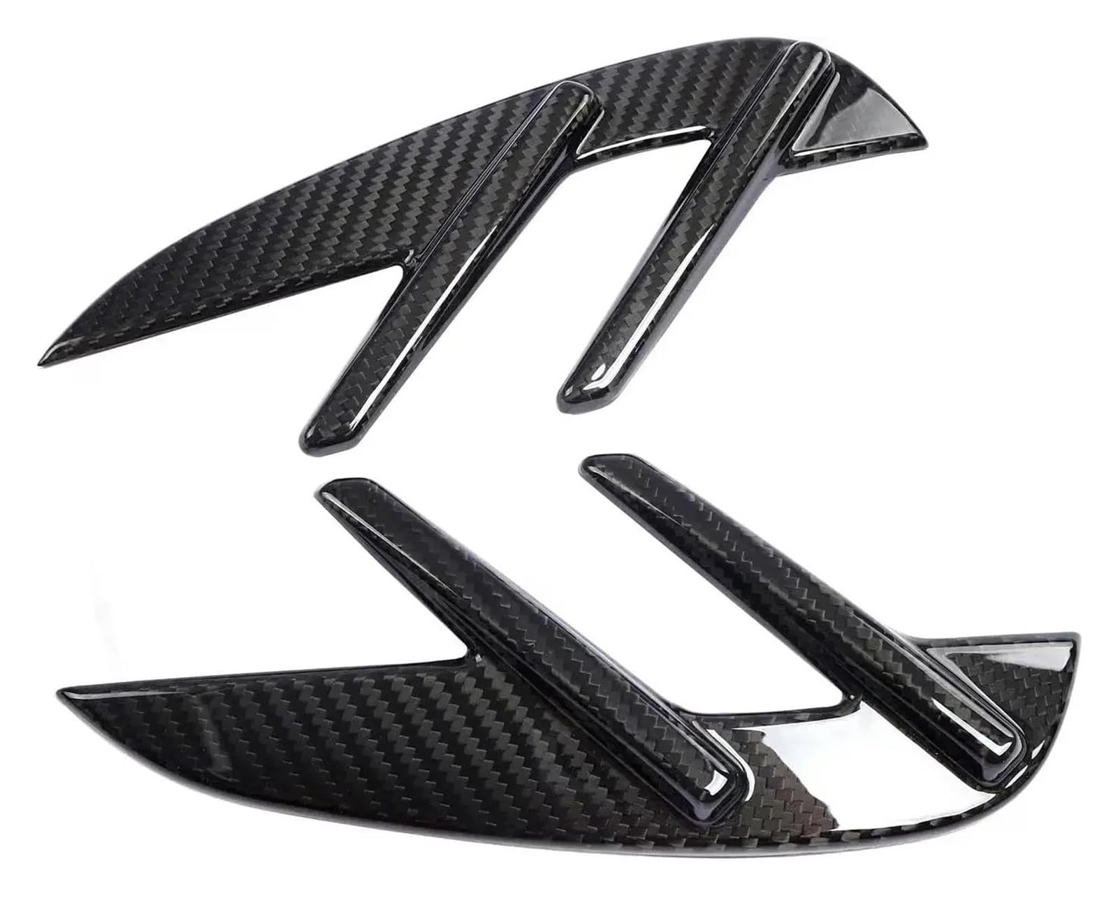 Autoinnenleiste Dry Carbon Fiber Spoiler Styling Vorderseite Wangenverkleidung für G80 M3 Coupe G82 G83 M4 Modelle 2021-2024 Auto Aufkleber(G80 M3) von SKINII