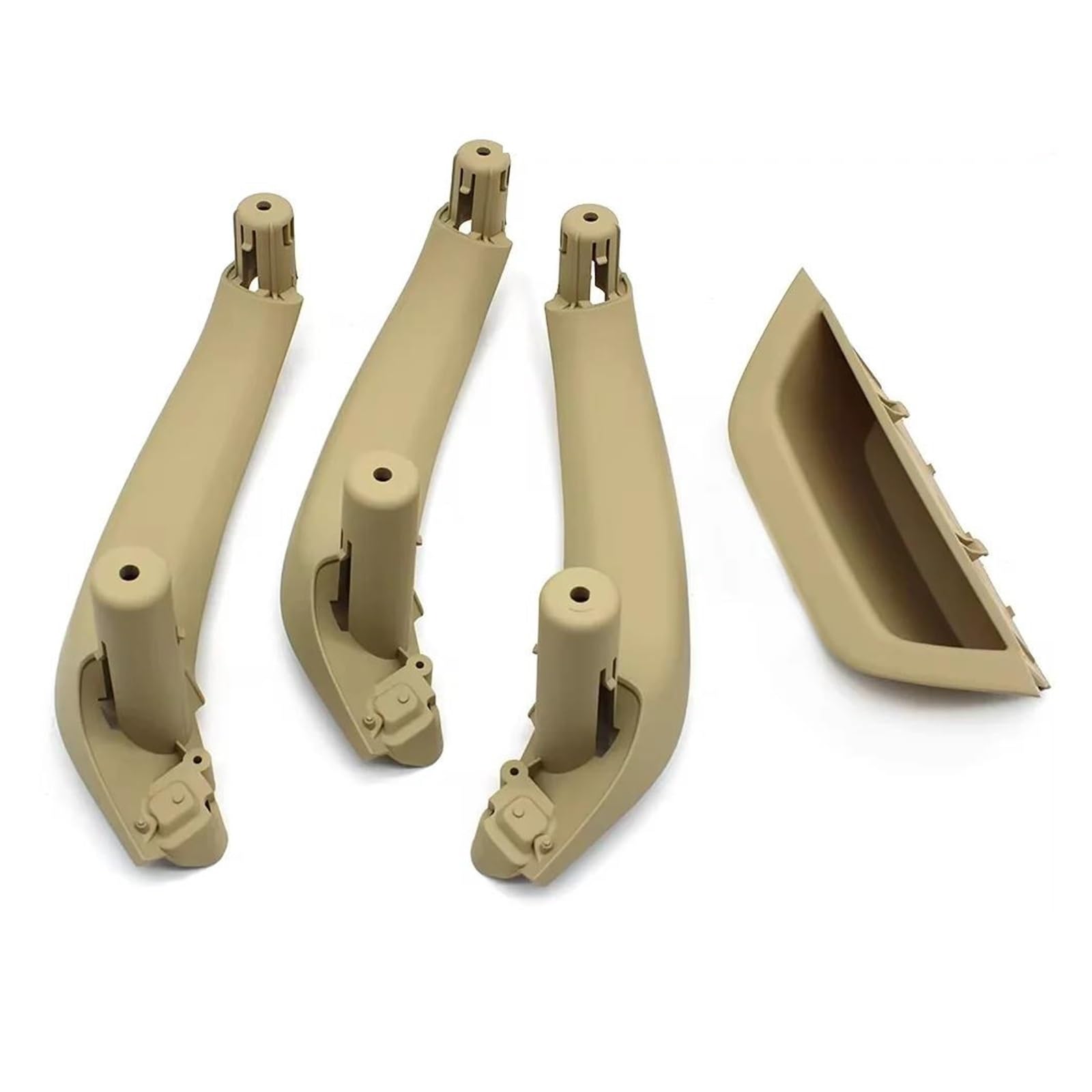 Dertür Griffve 4PCS Set Auto Innere Türgriff Abdeckung Panel Für X3 X4 F25 F26 2010-2016 Innentürgriff(RHD Beige Set) von SKINII