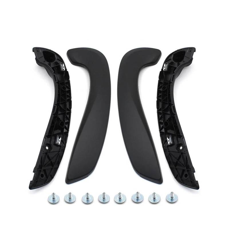 Dertür Griffve Auto Innentür Pull Griff Halte Kit Für Megane 3 Für MK3 Für Fluence 2008-2016 809540001R 809600007R Innentürgriff(Black 4PCS) von SKINII