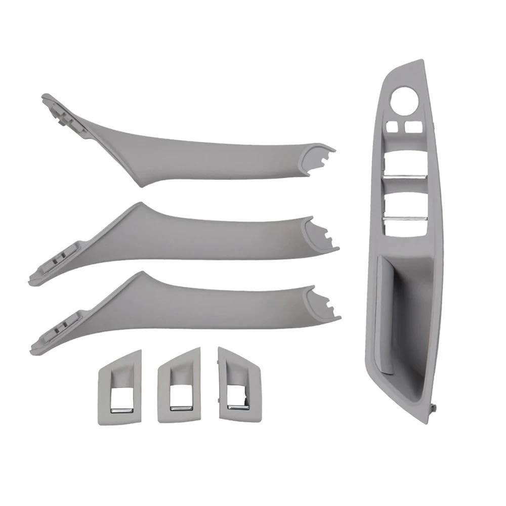 Dertür Griffve Für F10 F11 F18 Auto Innen Tür Pull Griff Armlehne Fenster Schalter Panel Für 520 523 525 528 530 Innentürgriff(Grey) von SKINII