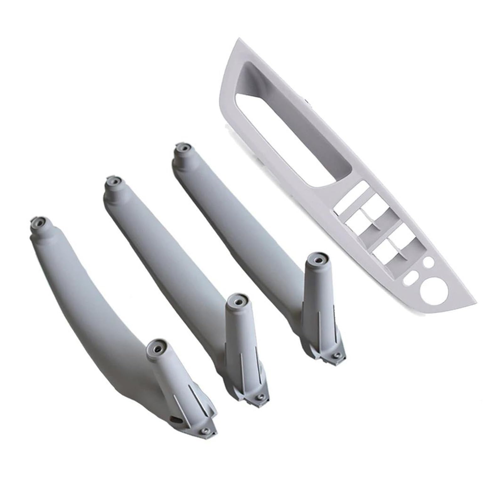 Dertür Griffve Innentür Kohlefaserfarbe Zuggriff Armlehne Ersatz für X5 X6 E70 E71 E72 Innentürgriff(LHD Gray 4Pcs) von SKINII