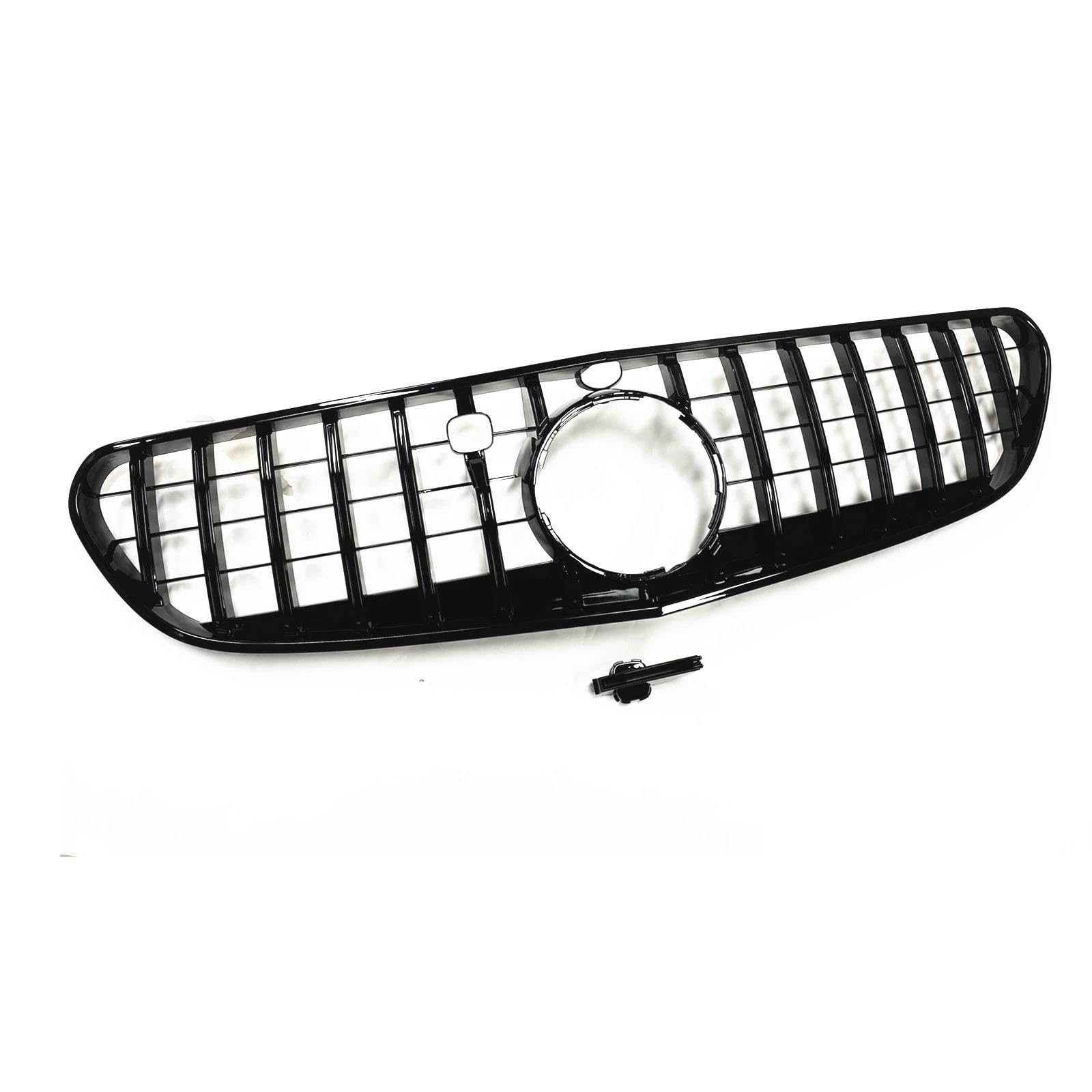 Nierengitter Für Mercedes Für Benz C217 W217 Für S Klasse Coupe Für GT 2015-2017 Auto Kühlergrill Oberen Stoßstange Haube Mesh Grill Front Kühlergrill (Farbe : Schwarz) von SKINII