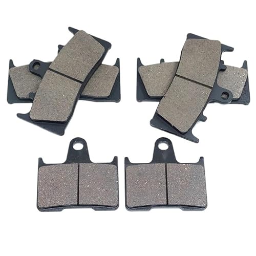 For GSX1400 GSX 1400 K1 K2 K3 K4 K5 K5 K7 2001-2007 GSX1400Z 2005-2007 Motorrad Vorne Hinten Bremsbeläge Set Kit(Rear brake Pads) von SKNPGJFR