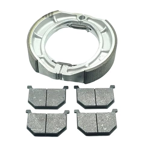 For GV 700GL GV700GL Madura 700 1985 GV700 GV 700 GL Motorradmotorrad vorne Bremsblock Pads Heckbremsschuh Kit Set Set von SKNPGJFR