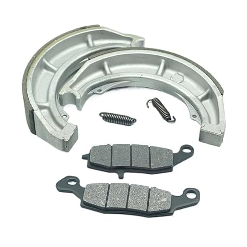 For den VZ400 Boulevard 400 2005-2019 VZ Motorrad-Bremsbledermotor-Brems-Bremsschuh-Kit Set von SKNPGJFR