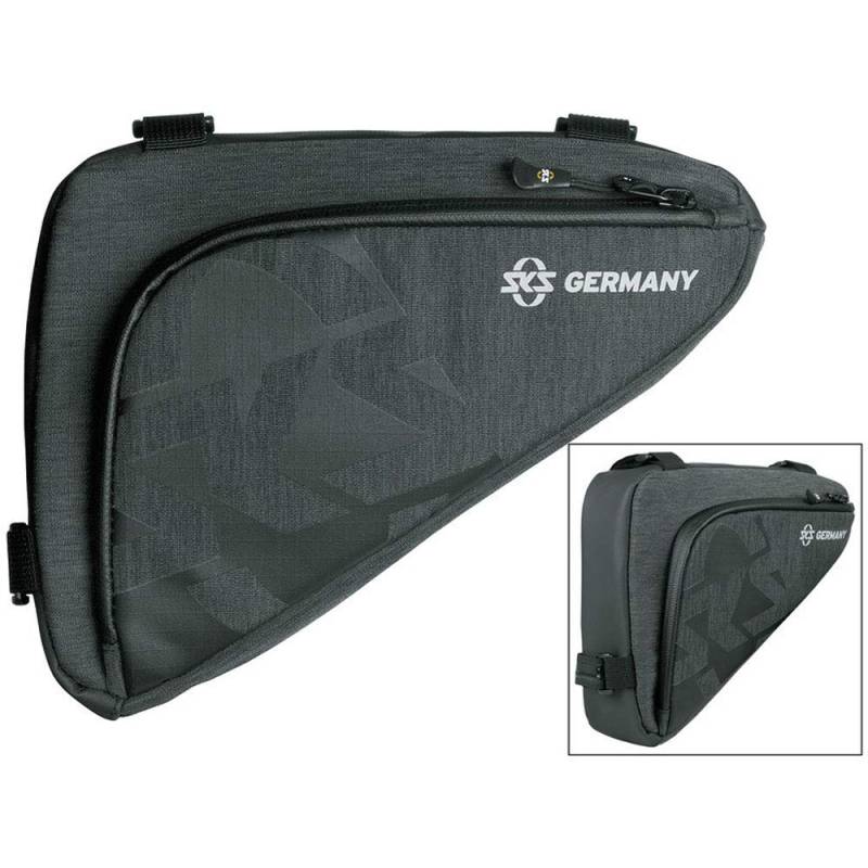 SKS Rahmentasche Traveller Edge 250x60x170mm 1,0L schwarz ca. 132g + Flicken von SKS GERMANY