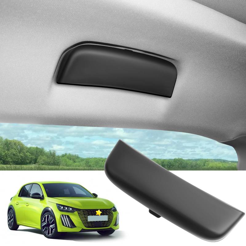 SKTU Auto Brillenetui für Peugeot 208 2008 308 3008 5008 Sonnenbrillenhalter Brillen Aufbewahrungsbox ABS-Material Schwarz von SKTU