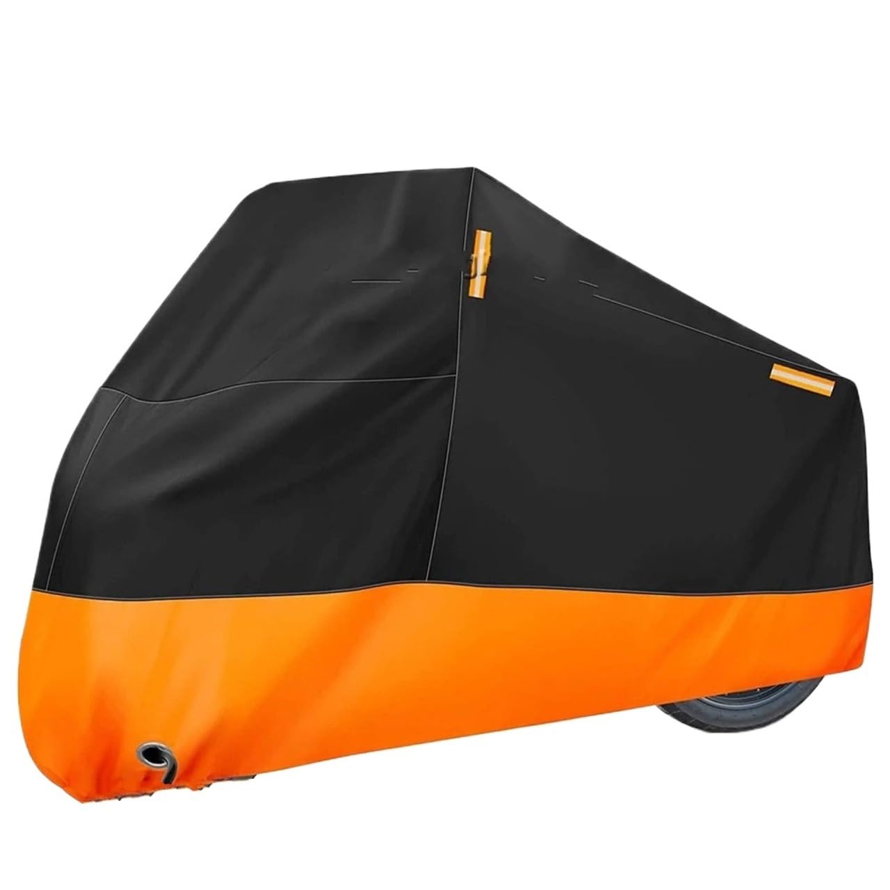 Outdoor Motorradabdeckung Motorradabdeckung, wasserdicht, für den Außenbereich, ganzjährig, staubdicht, UV-Schutz, für Moto-Roller, Regenschutz Fahrradzelt(3XL for 220-230cm) von SLAHAJ