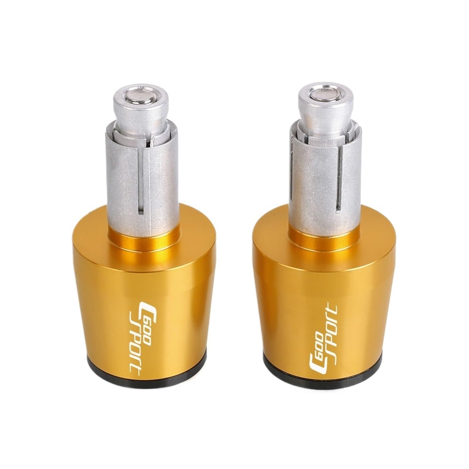 SLMPXSGH 7/8'' 22MM Motorrad Lenker Griffe End Stecker Griff Bar Ends Kappe FÜR BMW C600 Sport C600SPORT 2011 2012 2013 2014 2015 2016 2017(Gold and Black) von SLMPXSGH