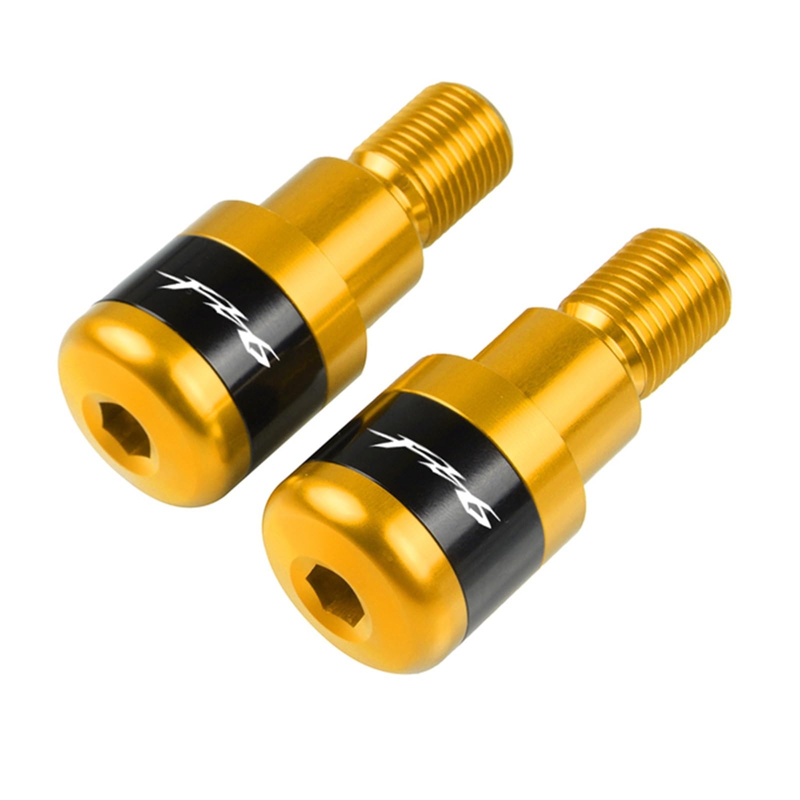 SLMPXSGH Für Yamaha FZ6 FAZER R FZ-6 2014 2015 2016 2017 2018 2019 2020 2021 Motorräder Lenkergriff Plug Slider Lenkerenden(Gold) von SLMPXSGH